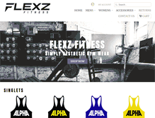 Tablet Screenshot of flexzfitness.com